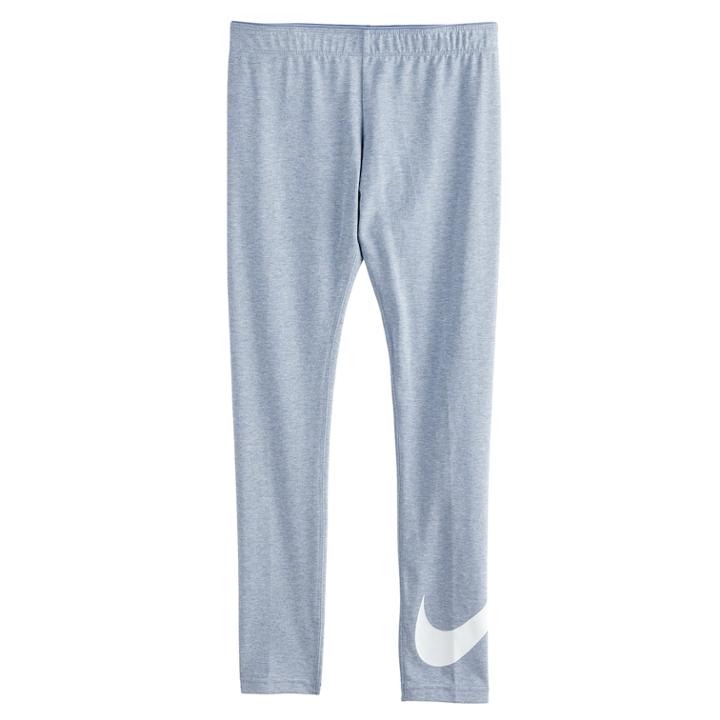 Girls 7-16 Nike Favorites Swoosh Athletic Leggings, Size: Small, Turquoise/blue (turq/aqua)