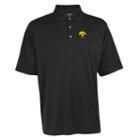 Men's Iowa Hawkeyes Exceed Desert Dry Xtra-lite Performance Polo, Size: Medium, Black