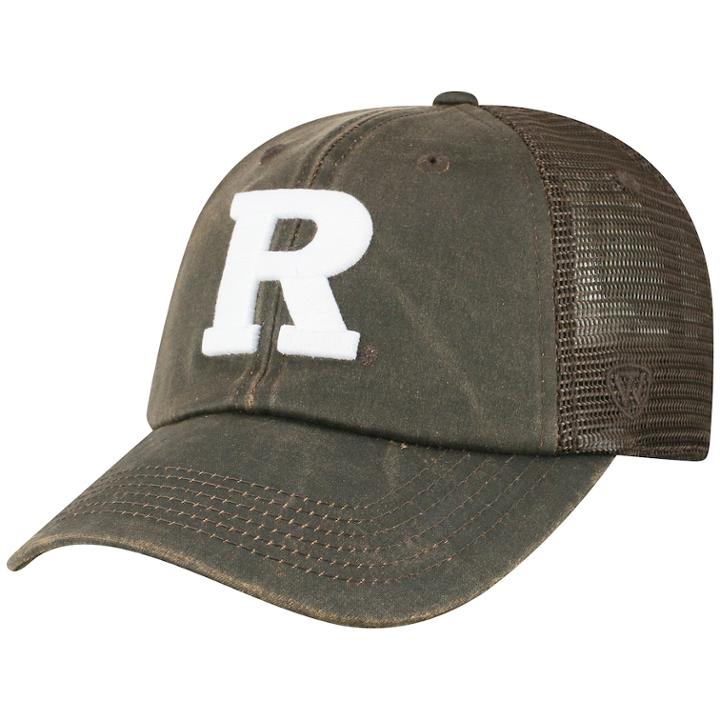 Adult Top Of The World Rutgers Scarlet Knights Chestnut Adjustable Cap, Men's, Med Brown