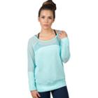 Women's Soybu Suzette Dolman Yoga Top, Size: Small, Light Blue