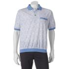 Men's Safe Harbor Classic-fit Banded-bottom Polo, Size: Small, Light Blue