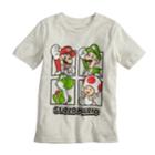 Boys 4-10 Jumping Beans&reg; Nintendo Super Mario Bros. Grid Graphic Tee, Size: 8, Beige
