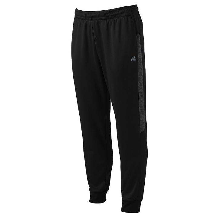 Men's Tek Gear Performance Fleece Jogger Pants, Size: Xxl, Black