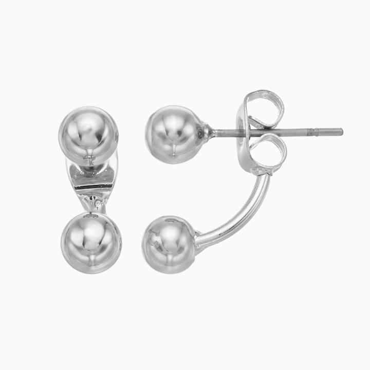 Simply Vera Vera Wang Ball Ear Jacket Earrings, Women's, Silver