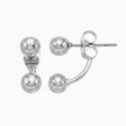 Simply Vera Vera Wang Ball Ear Jacket Earrings, Women's, Silver