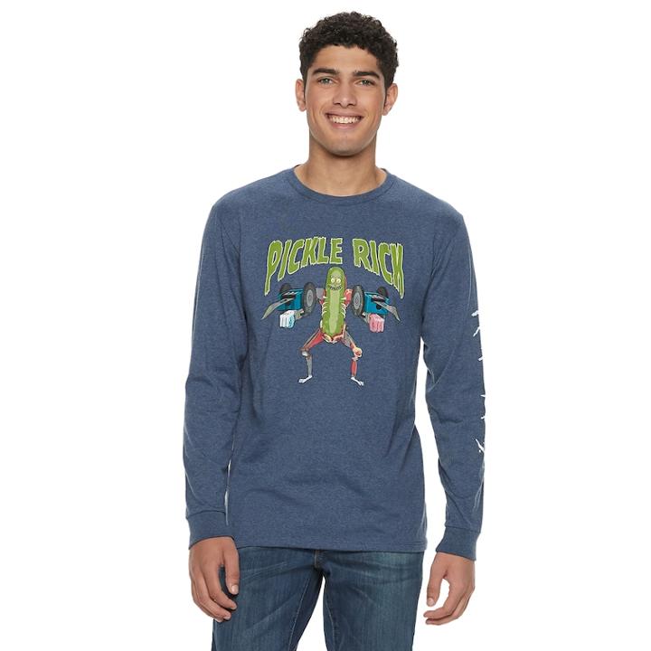 Men's Rick & Morty Pickle Tee, Size: Xxl, Blue (navy)