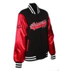 Women's Franchise Club Arkansas Razorbacks Sweetheart Varsity Jacket, Size: Xl, Black