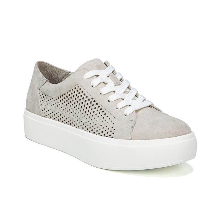Dr. Scholl's Kinney Lace Women's Sneakers, Size: Medium (9.5), Beig/green (beig/khaki)