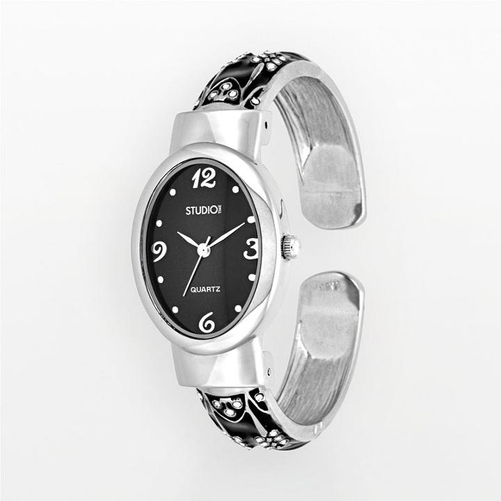 Studio Time Women's Scroll Bangle Watch, Size: Small, Multicolor