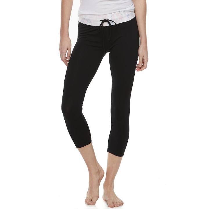 Juniors' So® Crop Drawcord Yoga Leggings, Teens, Size: Small, Lt Purple