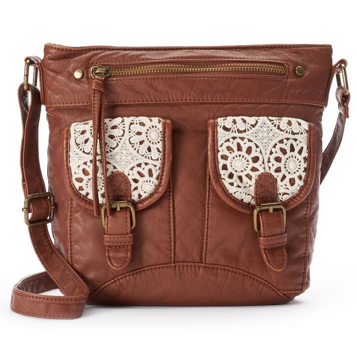 Mudd&reg; Pam Crossbody Bag, Women's, Red/coppr (rust/coppr)