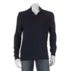 Men's Method Classic-fit Colorblock Quarter-zip Sweater, Size: Large, Oxford