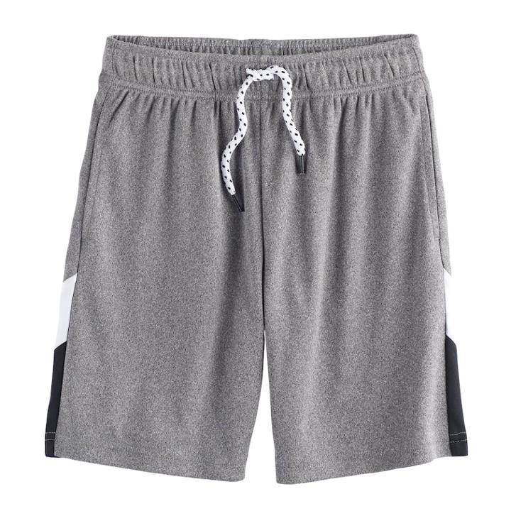 Boys 4-10 Jumping Beans&reg; Active Pieced Shorts, Size: 7, Med Grey