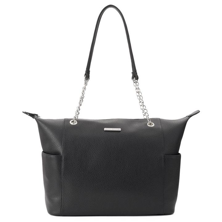 Stone & Co. Grainy Pebble Leather Tote, Women's, Black