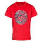 Boys 4-7 Nike Soccer Ball Dri-fit Graphic Tee, Size: 4, Brt Red