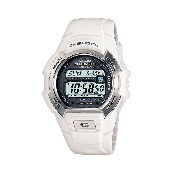 Casio Men's G-shock Tough Solar Atomic Digital Chronograph Watch - Gwm850-7cr, White, Durable