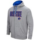 Men's Campus Heritage Boise State Broncos Full-zip Hoodie, Size: Large, Silver