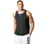Big & Tall Adidas Performance Tank Top, Men's, Size: L Tall, Black