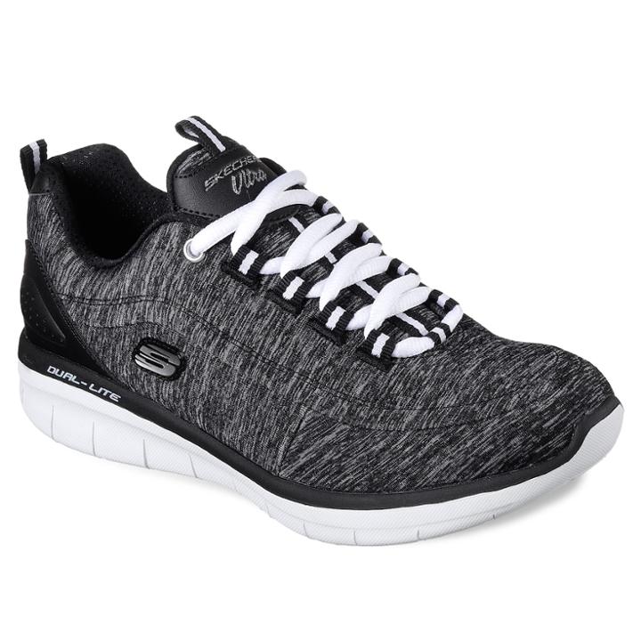 Skechers Synergy 2.0 Headliner Women's Sneakers, Size: 8 Wide, Grey (charcoal)