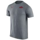 Men's Nike Arkansas Razorbacks Dri-fit Touch Tee, Size: Large, Grey