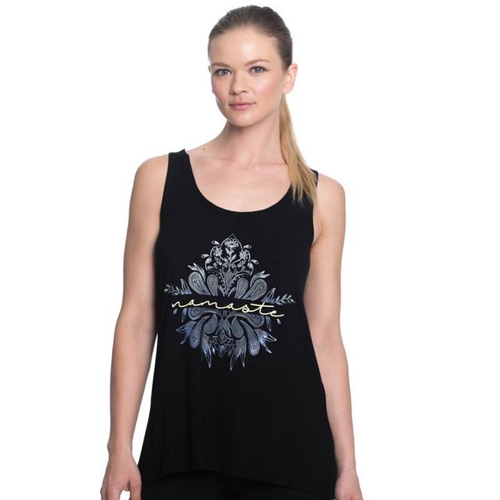 Women's Gaiam Harmony Graphic-print Yoga Tank, Size: Small, Oxford