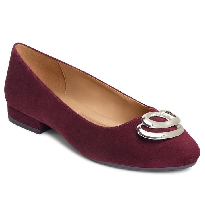 A2 By Aerosoles Women's Embellished Flats, Size: 6.5, Purple