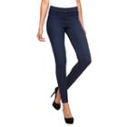 Women's Jennifer Lopez Skinny Jeggings, Size: 0 T/l, Dark Blue