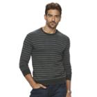 Men's Marc Anthony Slim-fit Striped Cashmere-blend Merino Sweater, Size: Xxl, Dark Green