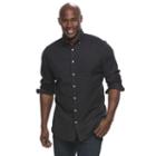 Men's Sonoma Goods For Life&trade; Modern-fit Flexwear Oxford Button-down Shirt, Size: 3xb, Grey