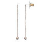 Lc Lauren Conrad Ball Chain Nickel Free Linear Drop Earrings, Women's, Med Pink