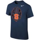 Boys 8-20 Nike Syracuse Orange Football Icon Tee, Size: L 14-16, Blue (navy)