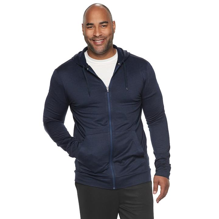 Big & Tall Tek Gear&reg; Performance Hoodie, Men's, Size: L Tall, Oxford