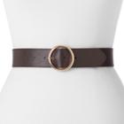 Women's Apt. 9&reg; Round Buckle Belt, Size: Xl, Dark Brown