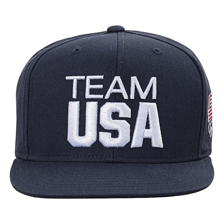 Adult Team Usa Snapback Cap, Blue (navy)