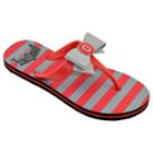 Women's College Edition Ohio State Buckeyes Bow Flip-flops, Size: Large, Red