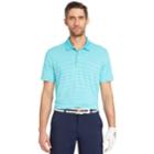 Men's Izod Swingflex Classic-fit Striped Stretch Performance Golf Polo, Size: Medium, Blue