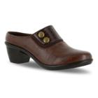 Easy Street Baton Women's Clogs, Size: 12 Wide, Brown Oth
