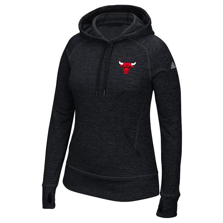 Women's Adidas Chicago Bulls Preferred Logo Hoodie, Size: Xxl, Black