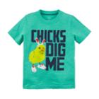 Boys 4-8 Carter's Chick Graphic Tee, Size: 7, Turquoise/blue (turq/aqua)