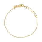 Junior Jewels Kids' Sterling Silver Ball Chain Bracelet, Teens, Size: 4.5, Yellow