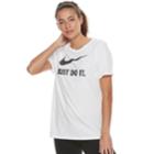 Women's Nike Sportswear Just Do It Graphic Tee, Size: Medium, White