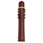 Kreisler Unisex Leather Watch Band - Tx64718bn, Size: 18 Mm, Brown