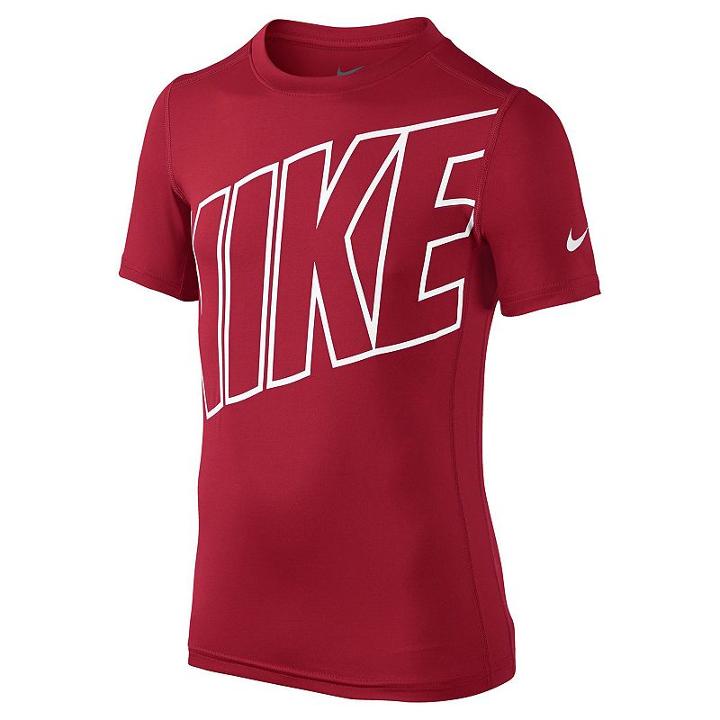 Boys 8-20 Nike Base Layer Cool Compression Gfx Top, Boy's, Size: Medium, Red