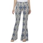 Juniors' About A Girl V-yoke Flare Pants, Size: Xs, Natural