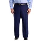 Big & Tall Active Series Classic-fit Herringbone Suit Pants, Men's, Size: 46x32, Blue (navy)