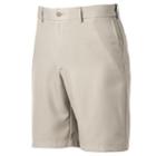 Men's Grand Slam Expandable Waistband Performance Golf Shorts, Size: 36, Light Grey