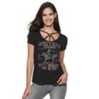 Women's Rock & Republic&reg; Western Rodeo Graphic Tee, Size: Xxl, Black