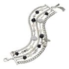 Simply Vera Vera Wang Bead & Charm Multi Strand Bracelet, Women's, Multicolor