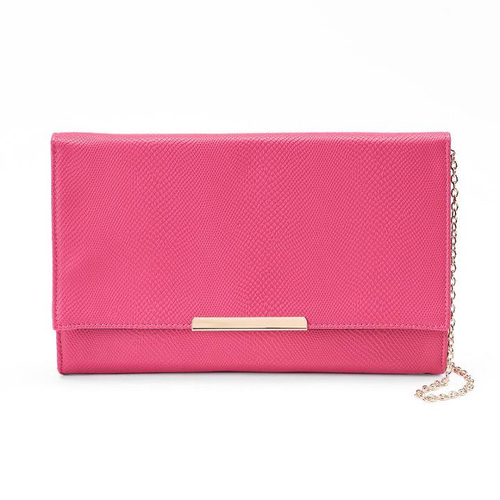 Gunne Sax By Jessica Mcclintock Nora Large Clutch, Women's, Pink Other