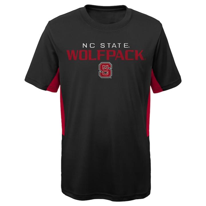 Boys 8-20 North Carolina State Wolfpack Mainframe Performance Tee, Size: M 10-12, Black